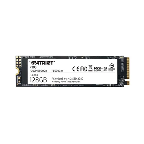 هارد اینترنال پتریوت مدل P300 PCIe 3.0 NVMe M.2 • ظرفیت 128GB