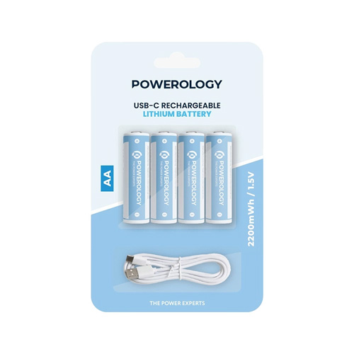 باتری قلمی شارژی پاورولوژی مدل PAAV2RBT