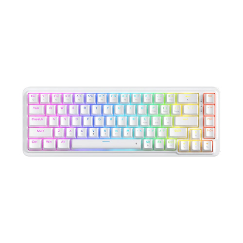 صفحه کلید باسیم ردراگون مدل NOVA K709W-RGB • سوئیچ نقره‌ای