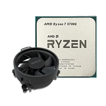 پردازنده دسکتاپ AMD مدل Ryzen 7 5700G • بدون جعبه • همراه با خنک کننده ⁃ باندل با مادربرد
