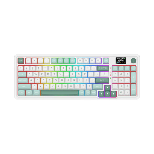 صفحه کلید بی‌سیم ردراگون مدل GALATIN PRO K719WG-RGB-PRO • سوئیچ سبز