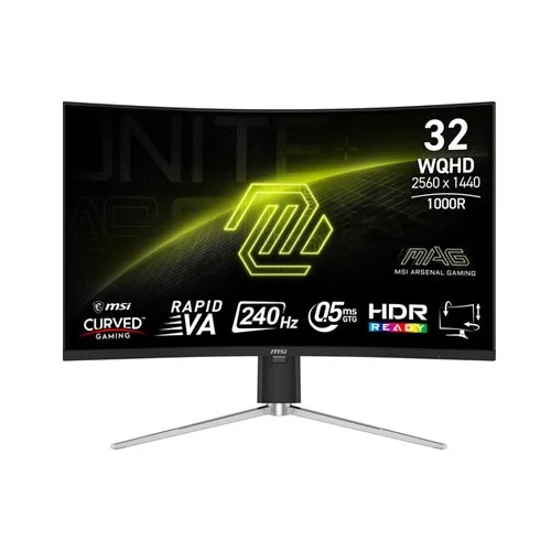 مانیتور گیمینگ 31.5 اینچ MSI مدل MAG 325CQRXF E2