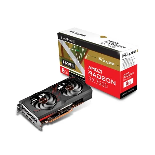 کارت گرافیک سافایر مدل PULSE AMD RADEON RX 7600 GAMING OC 8GB