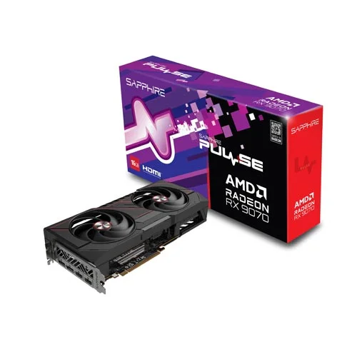 کارت گرافیک سافایر مدل PULSE AMD RADEON RX 9070 GAMING 16GB