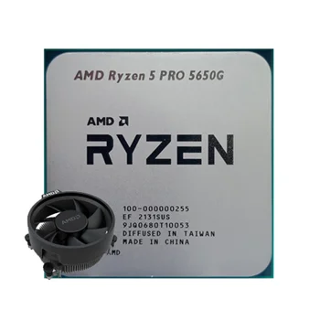 پردازنده دسکتاپ AMD مدل AMD Ryzen 5 PRO 5650G • بدون جعبه • همراه با خنک کننده ⁃ باندل با مادربرد