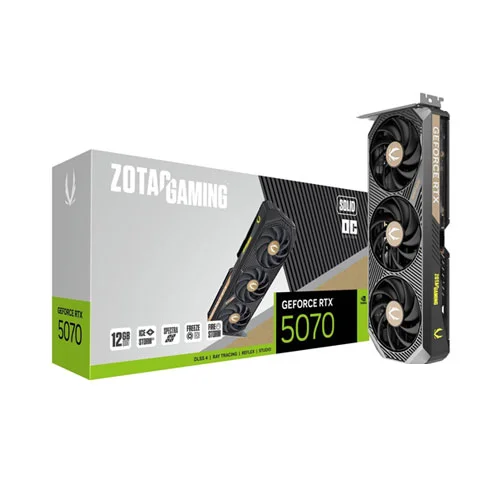 کارت گرافیک زوتک مدل GeForce RTX 5070 SOLID OC