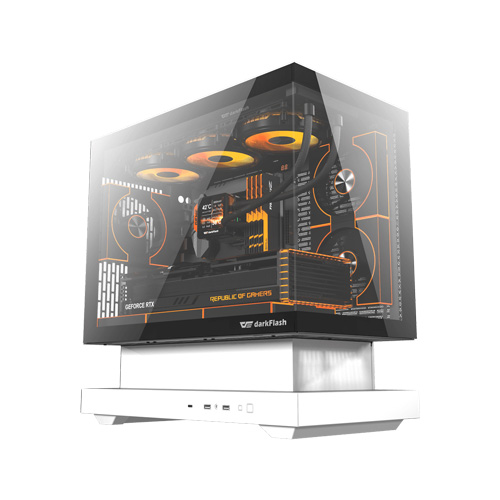 کیس کامپیوتر دارک فلش مدل FLOATRON F1 B/W