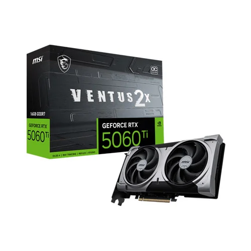کارت گرافیک MSI مدل GeForce RTX 5060 Ti 16G VENTUS 2X OC PLUS