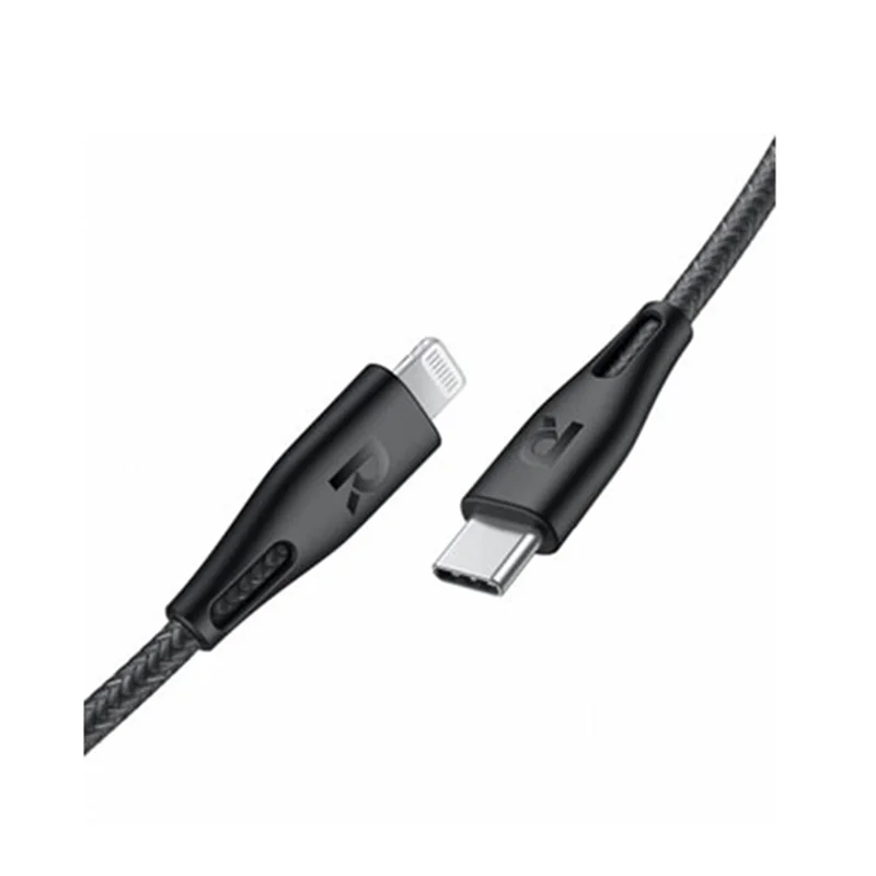 کابل شارژ راوپاور USB-C به Lightning مدل RP-CB1004BLK