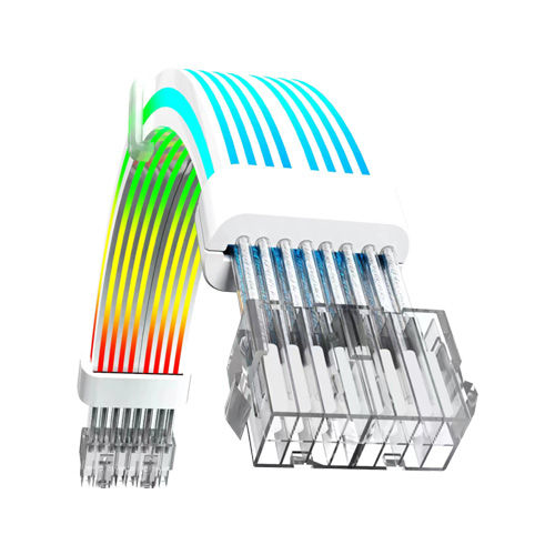 کابل توسعه گیم مکس مدل VGA/CPU 2x8pin White