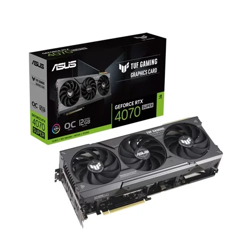 کارت گرافیک ایسوس مدل TUF Gaming GeForce RTX 4070 SUPER 12GB GDDR6X OC Edition